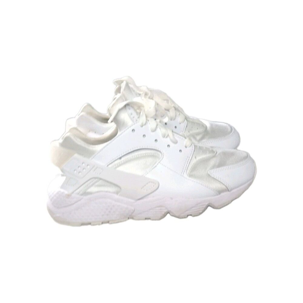 Nike Air Huarache Shoes Womens Size 9.5 Sneakers Triple White